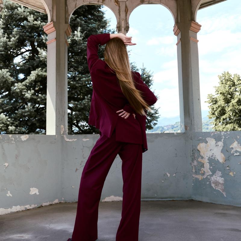 Spencer Clothing - Outfit pantalone Fuji e giacca Tokio Bordeaux