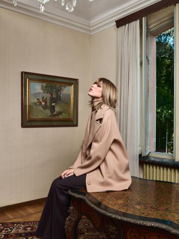 Spencer Clothing - Outfit pantalone Corea, dolcevita sottogiacca misto lana e cappotto Remy