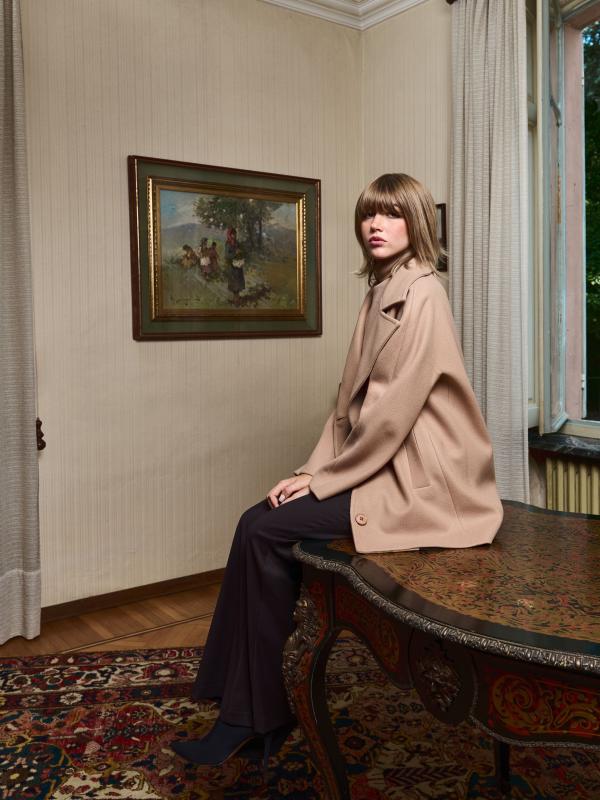 Spencer Clothing - Outfit pantalone Corea, dolcevita sottogiacca misto lana e cappotto Remy