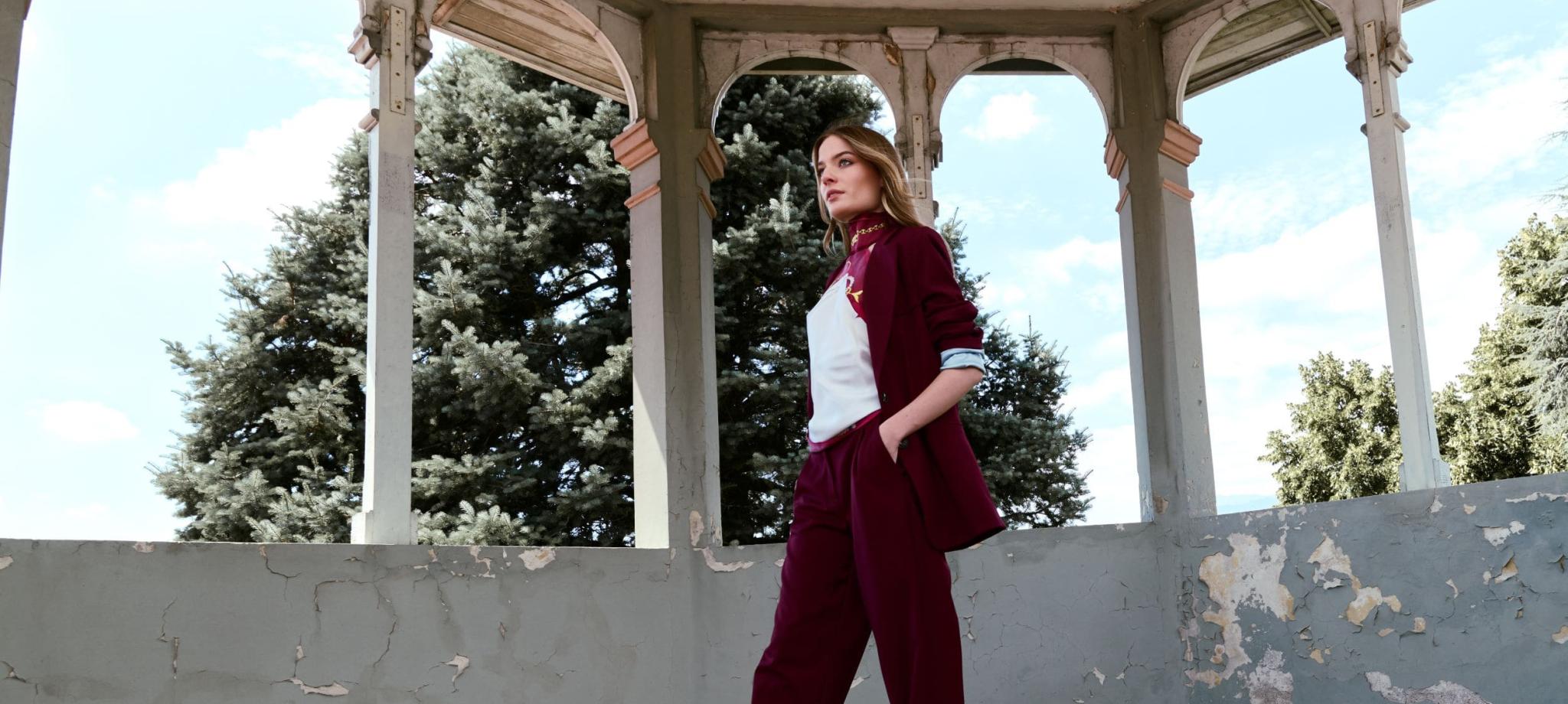Spencer Clothing - Outfit Pantalone Fuji e Giacca Tokio Bordeaux